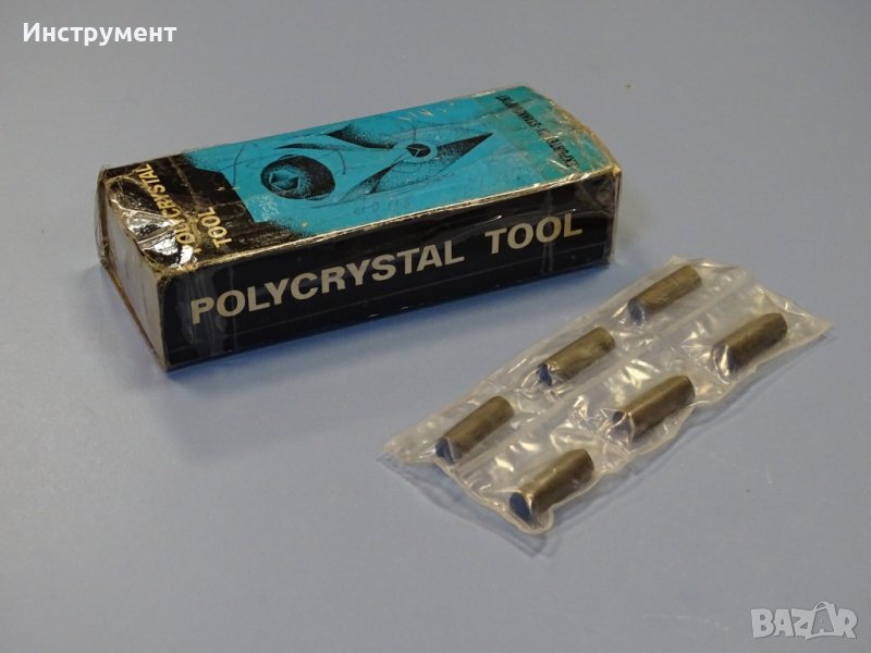 Нож стругарски диамантен Polycrystal TOOL PB10 45°/15° composite ф8mm, снимка 1