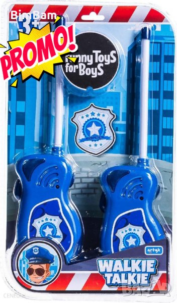 Walkie Talkie - Funny Toys for Boys - Полицейско / Военно Уоки Токи - 2 модела, снимка 1