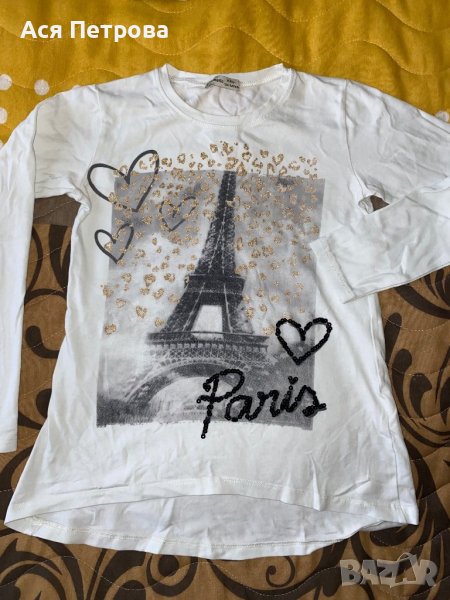 Блузи с дълъг ръкав р. 134-140-146 см.; 8-10 г., снимка 1