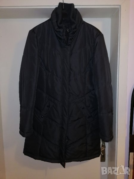 Тъмносиво есенно-зимно яке без подплата Л размер, снимка 1
