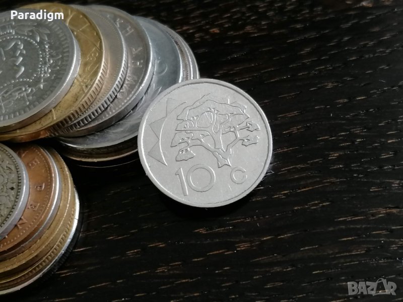 Монета - Намибия - 10 цента | 1993г., снимка 1
