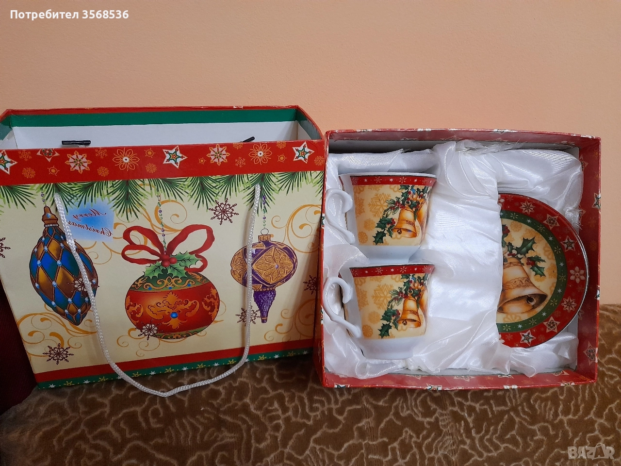 Коледни тишлайфери,карета,чаши,играчки и др., снимка 1