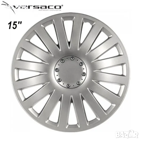 Тасове за джанти 15'' Versaco Smart Silver, снимка 1