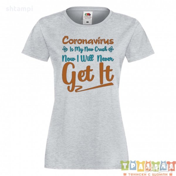 Дамска тениска Corona virus корона вирус Covid 19 Ковид, снимка 1