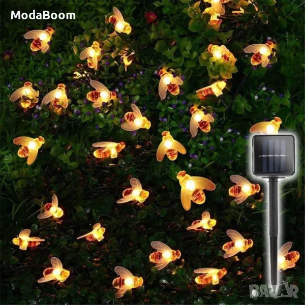 Светещи гирлянди със соларно захранвани  CutesyBee SD15, снимка 1