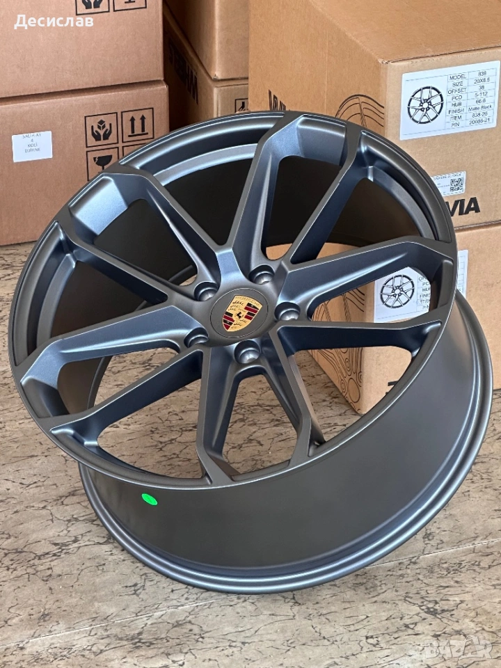 Джанти за Порше Porshe 22 “ цола 5х130 чисто нови Спорт Пакет Cayenne Panamera, снимка 1