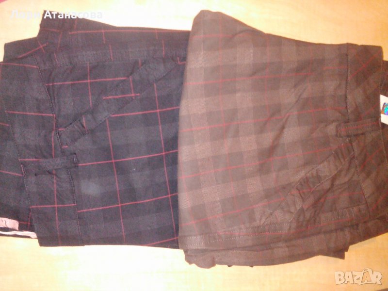 Шик и елегантно изъчване с  панталон каре ,внос от Англия-100 % памук,пере, снимка 1