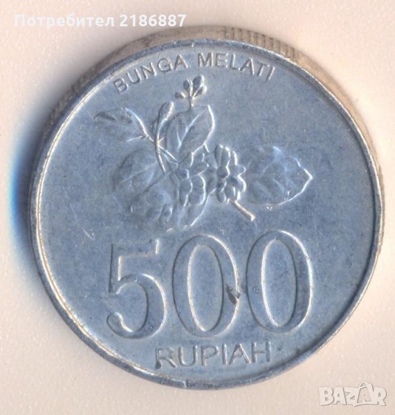 Индонезия 500 рупии 2003 година, снимка 1