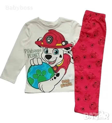 Пижама за момче с Маршал от Пес Патрул, снимка 1