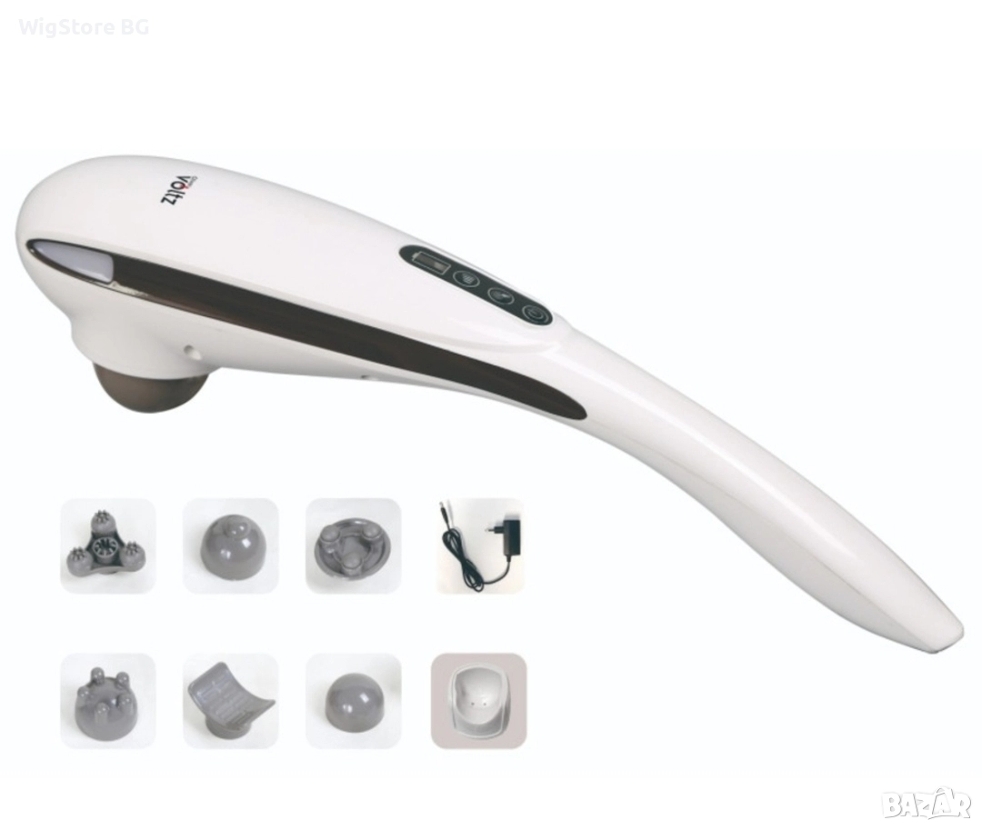 Ръчен масажор Oliver Voltz OV56520A, 12W, 5 глави, 4 режима на работа, снимка 1