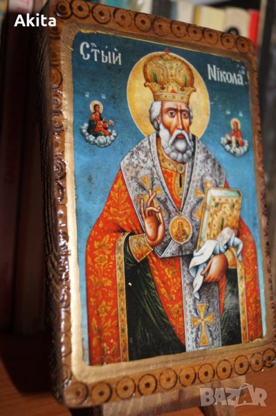 Икона на свети Никола , снимка 1