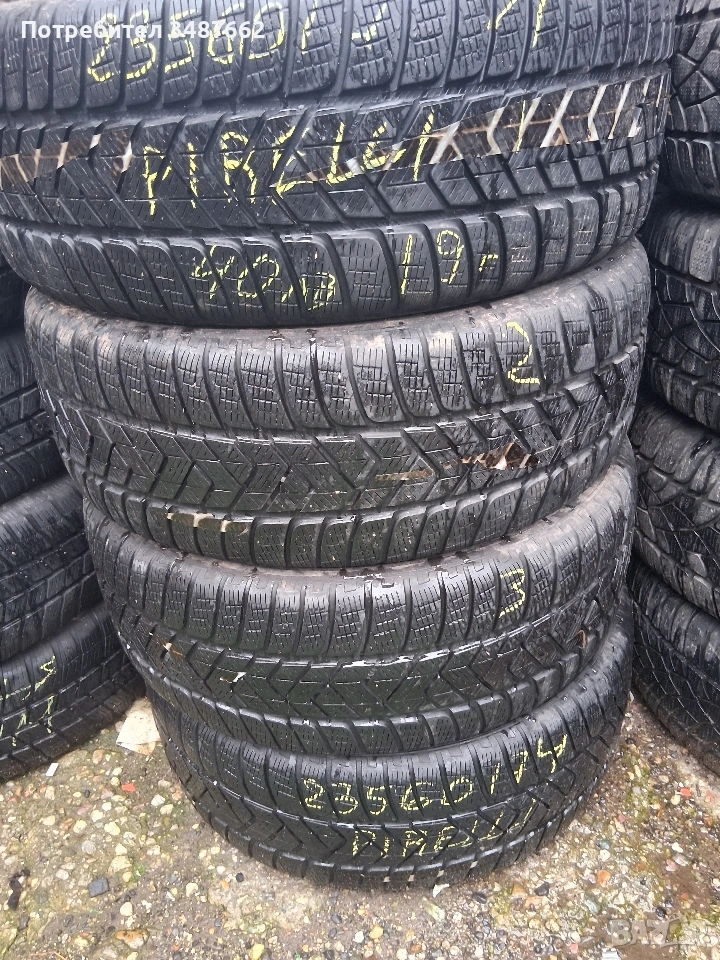 235 60 17 PIRELLI 4броя зимни , снимка 1