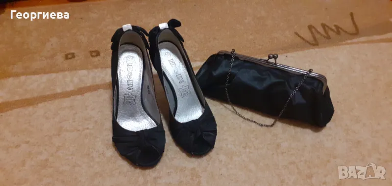 Абитуриентски обувки с чанта, снимка 1