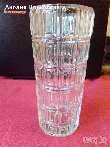 Масивна кристална ваза, снимка 1