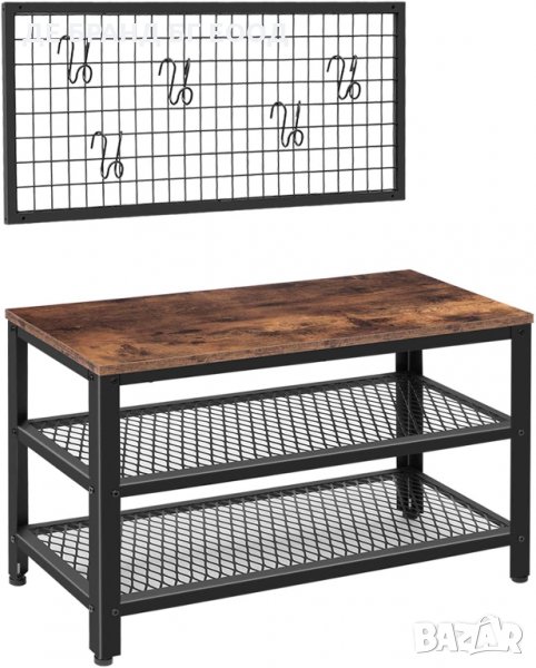 ПРОМОЦИЯ Закачалка / Портманто / Етажерка за антре BF27MT01, снимка 1