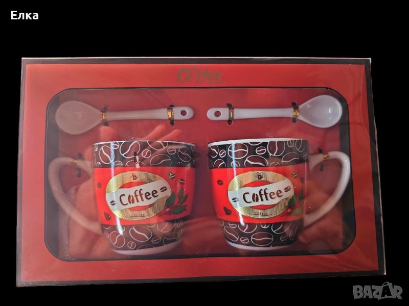 2 чаши с лъжички - различни видове , снимка 1