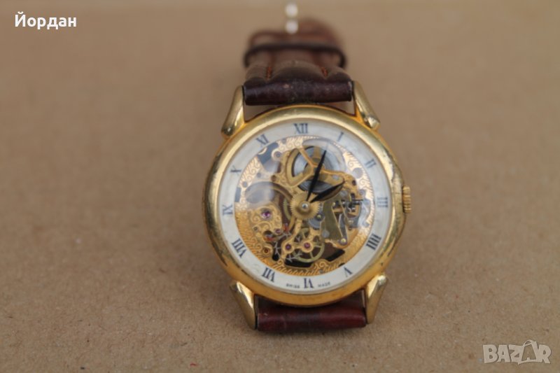 Швейцарски мъжки часовник ''Skeletron'', снимка 1