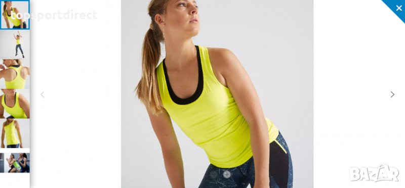 ДАМСКИ ПОТНИК-DOMYOS ЗА ФИТНЕС MY TOP внос Франция., снимка 1