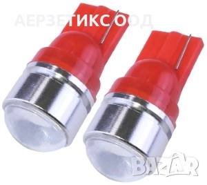 КРУШКА T10 W5W 12V LED ЧЕРВЕНА, снимка 1