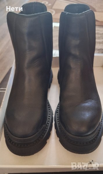 Дамски зимни,кожени боти!, снимка 1