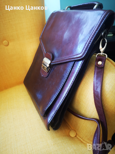 Продам луксозна италианска чанта от естествена кожа , снимка 1
