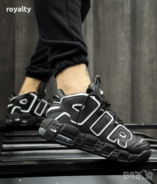 N17-Nike Air More Uptempo черни мъжки маратонки , снимка 1