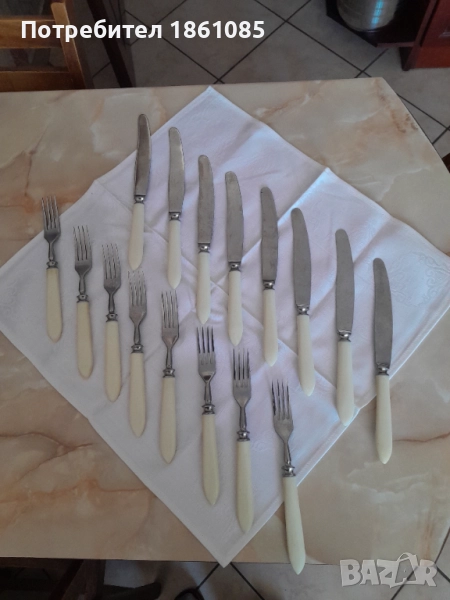 Комплект вилици и ножове от Русия, снимка 1