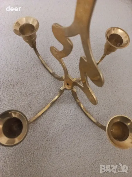 Месингов свещник, снимка 1