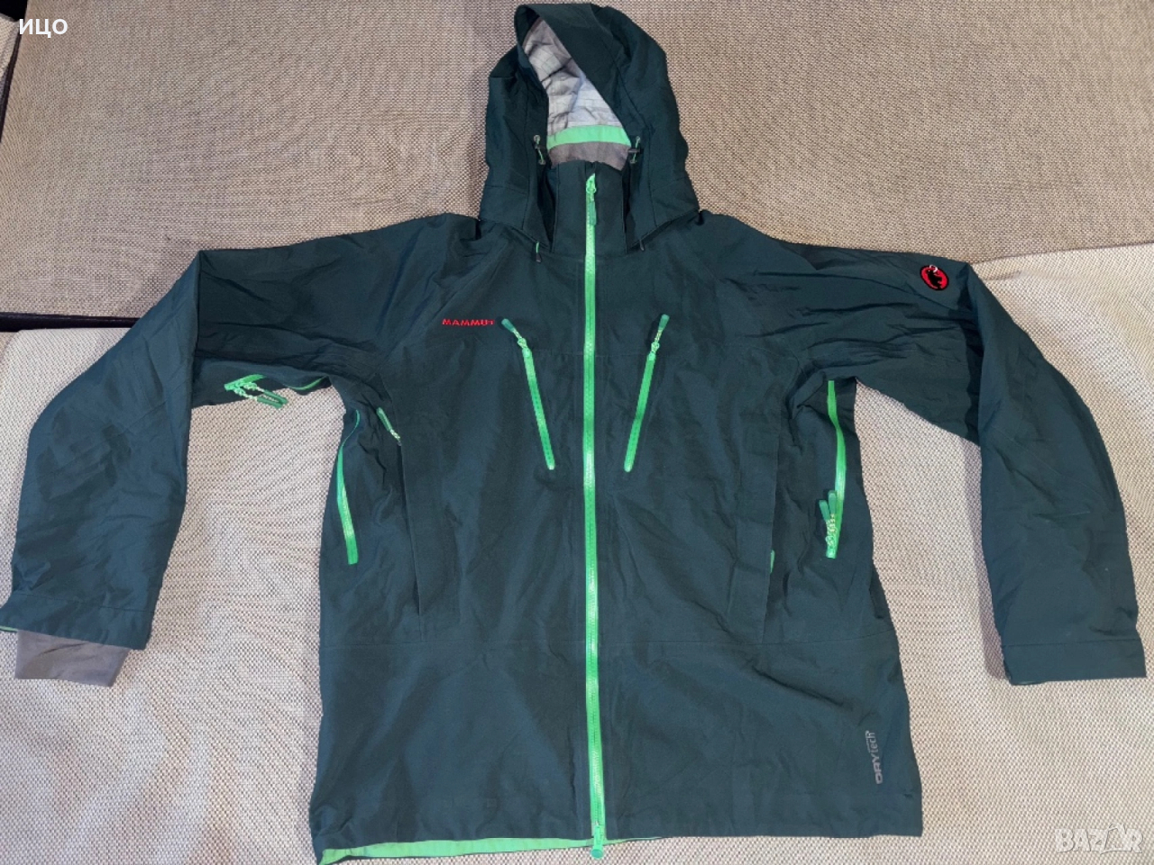 Мъжкo тънко ски яке Mammut drytech, снимка 1