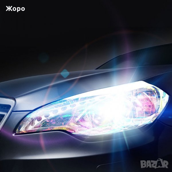 Предпазно фолио за фарове стопове UV защита затъмнено / прозрачно / жълто, снимка 1