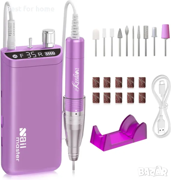 електрическа акумулаторна полипила за нокти, снимка 1