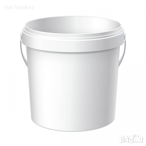 голяма бяла кофа с дръжка и капак, снимка 1
