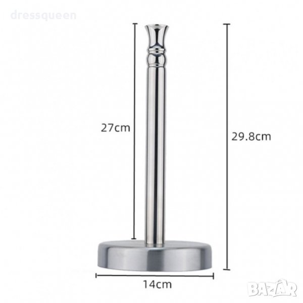 2779 Метална поставка за домакинска хартия, снимка 1