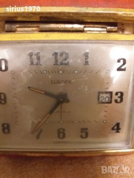 Немски туристически будилник европа сдатник, снимка 1