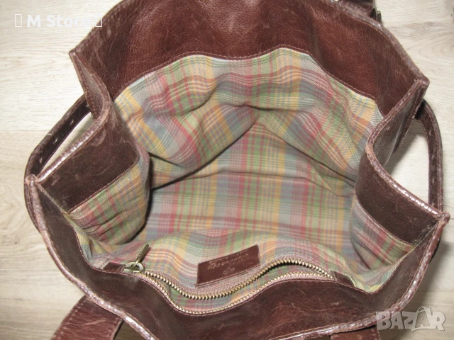 Mulberry дамска чанта естествена кожа, снимка 12 - Чанти - 51013805