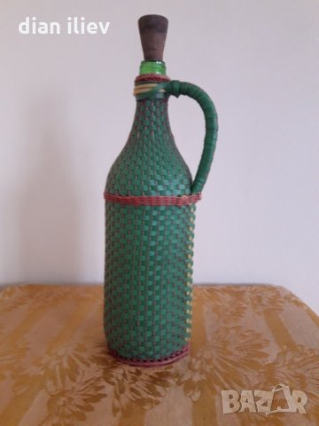 Стара плетена дамаджана, снимка 3 - Колекции - 27448035