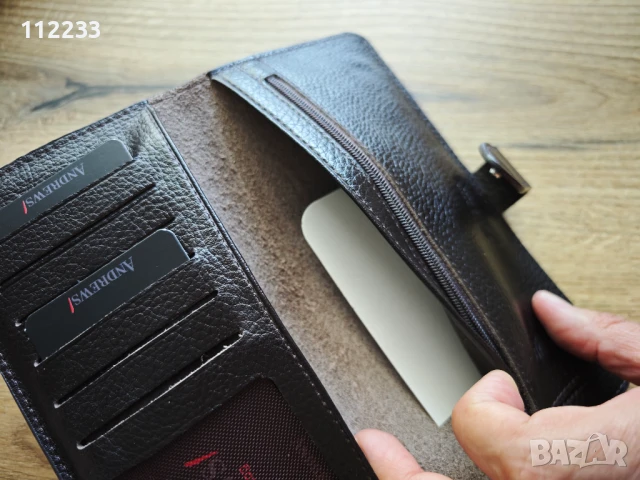 НОВ портфейл Andrews, снимка 5 - Портфейли, портмонета - 50987898