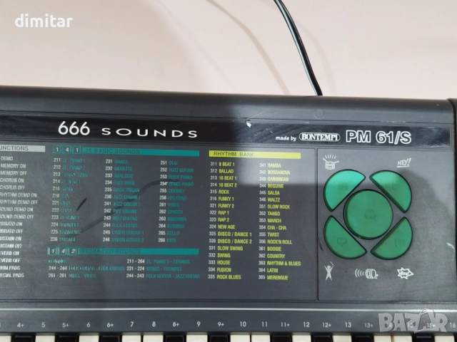 Синтезатор BONTEMPI PM61-S, снимка 3 - Синтезатори - 52747881