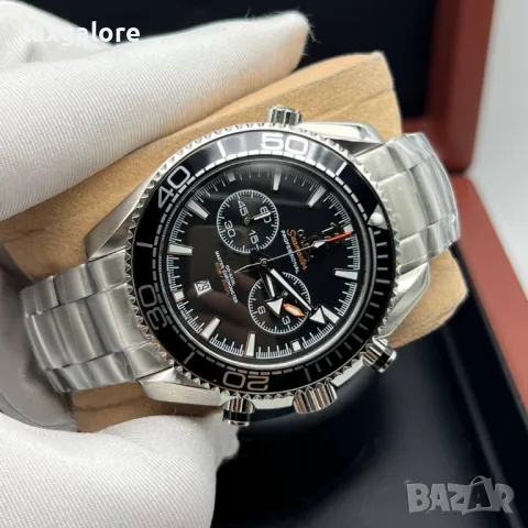 Мъжки часовник OMEGA Seamaster Planet Ocean с кварцов механизъм, снимка 5 - Мъжки - 48927253