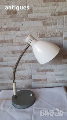 Стара метална лампа за бюро - №39 - Антика, снимка 1