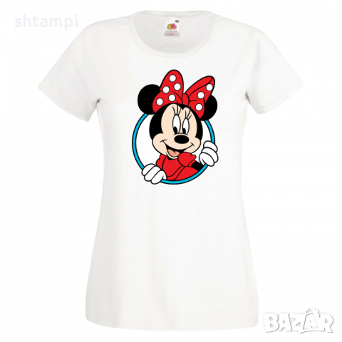 Дамска тениска Set for Couples Minnie 2 Подарък,Изненада,Рожден ден,, снимка 9 - Тениски - 36530929