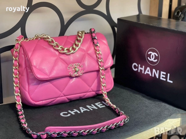 Ch🅰️nel Розова Дамска Чанта 