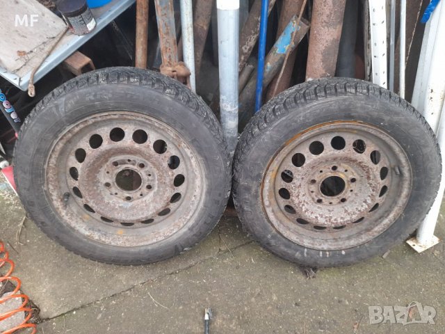 2бр зимни гуми с джанти за бмв, снимка 1 - Гуми и джанти - 34918116