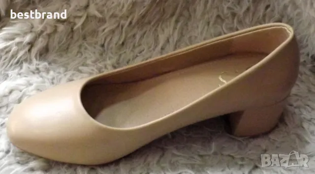 Дамски обувки на нисък ток, два цвята, код 451/35, снимка 3 - Дамски обувки на ток - 47287732