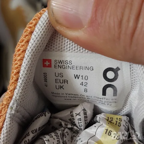 маратонки ON Cloud swift  номер 41-42, снимка 18 - Маратонки - 49067180