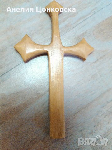 Ръчно изработен дървен кръст, снимка 9 - Сувенири от дърво - 34792428