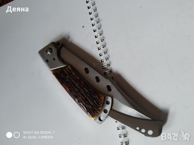 № 60 Сгъваем Ловен  нож, снимка 4 - Ножове - 27569813