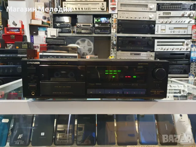 Касетен дек Pioneer CT-S210 В отлично техническо и визуално състояние., снимка 2 - Декове - 48443809