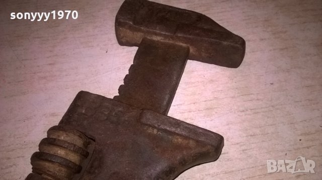 fahr-марков раздвижен ключ/чук-24х7см-внос швеицария, снимка 6 - Ключове - 27197821