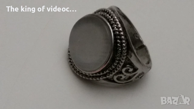 Старинен пръстен с камък - ръчно  изработен , снимка 2 - Антикварни и старинни предмети - 53458375